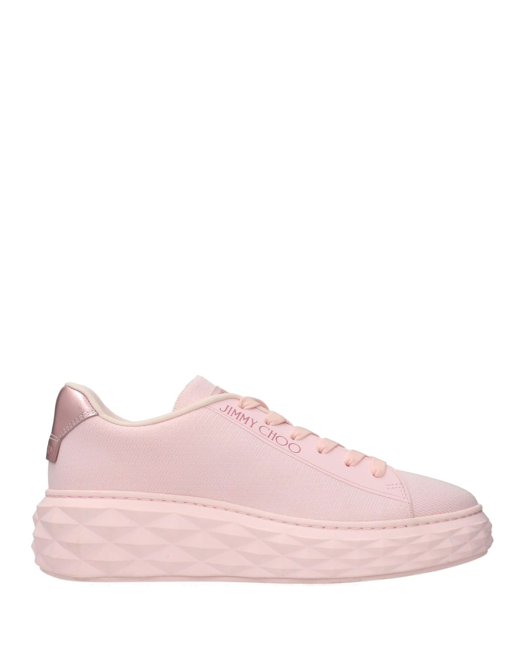 Jimmy Choo Pink Platform Sneakers