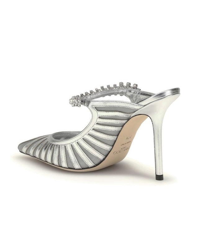 Jimmy Choo Silver Leather High Heel Pumps Glam Steals