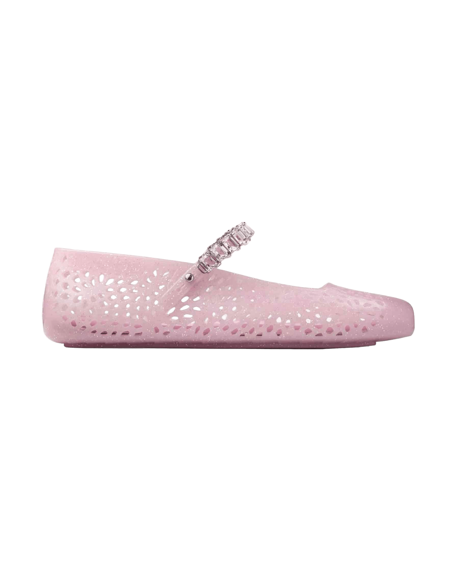 Jimmy Choo The Jelly Ballerina Flats With Crystal Embellishment Glam Steals