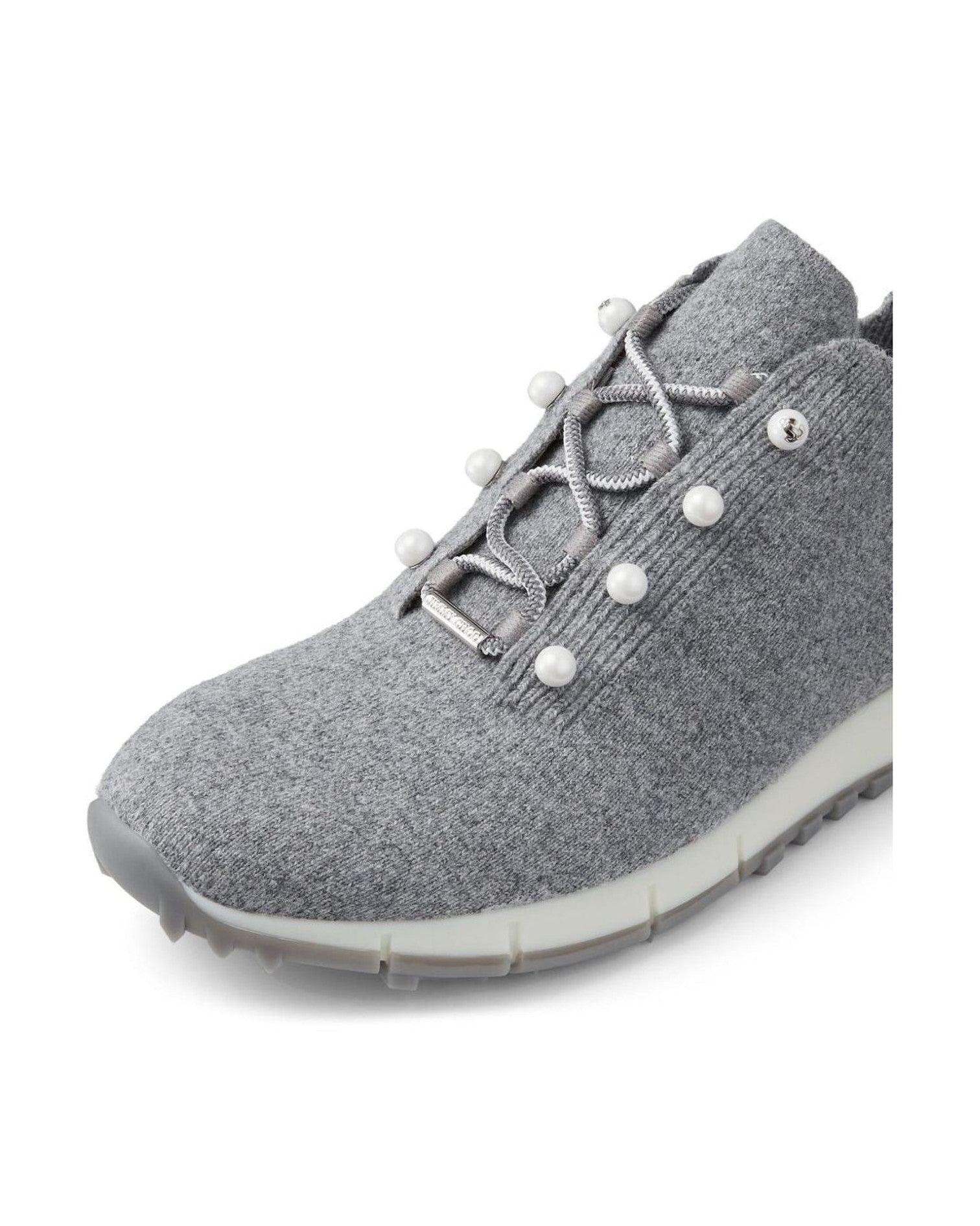 Jimmy Choo Veles Cashmere Knit Trainers Glam Steals