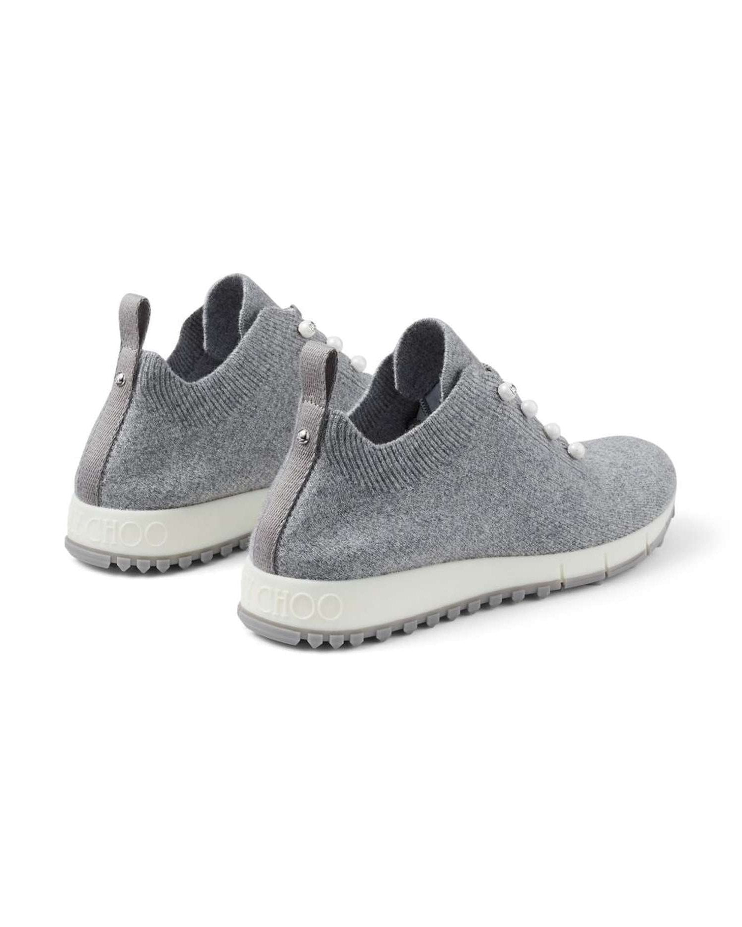 Jimmy Choo Veles Cashmere Knit Trainers Glam Steals