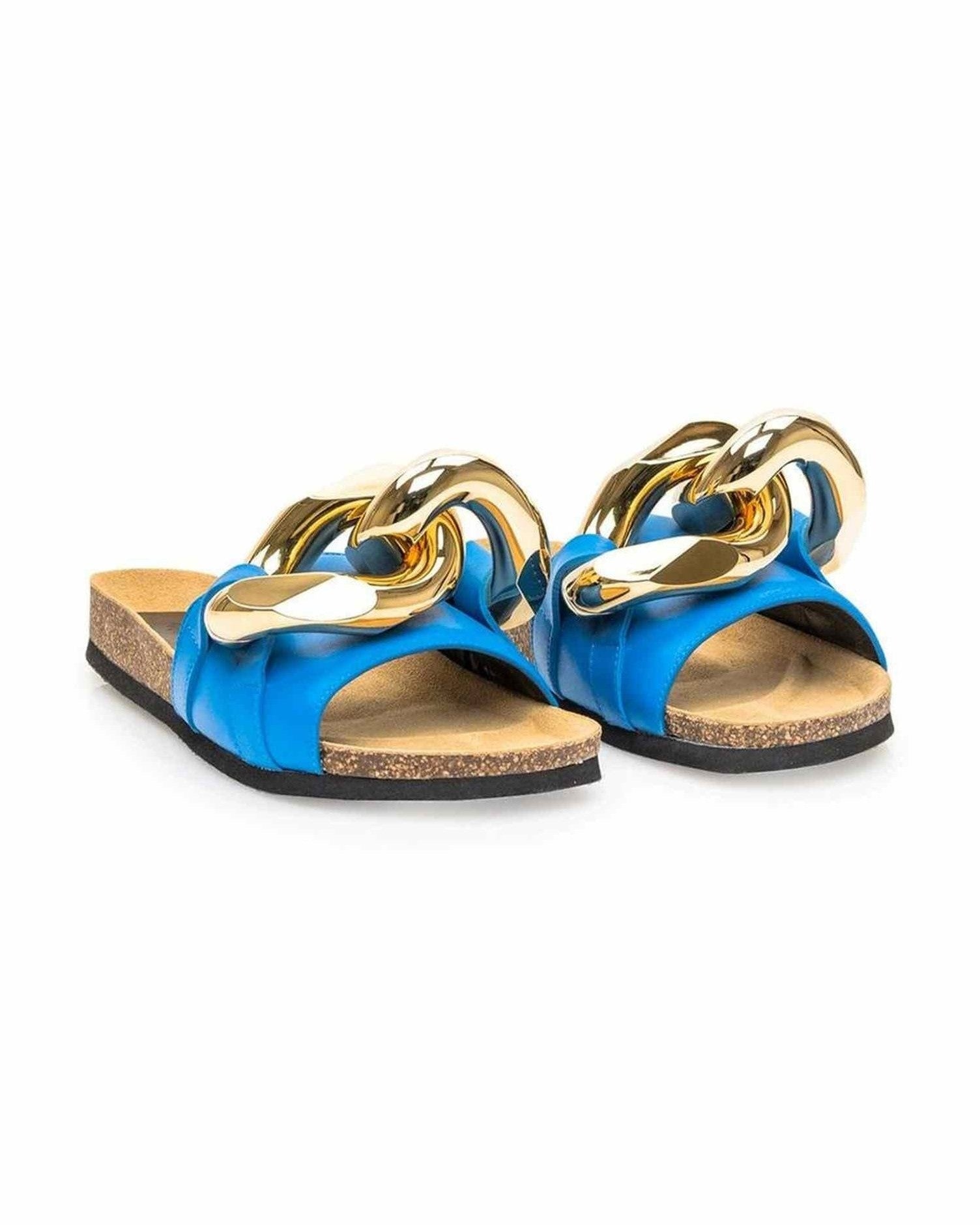 Jw Anderson Leather Flat Sandals Glam Steals