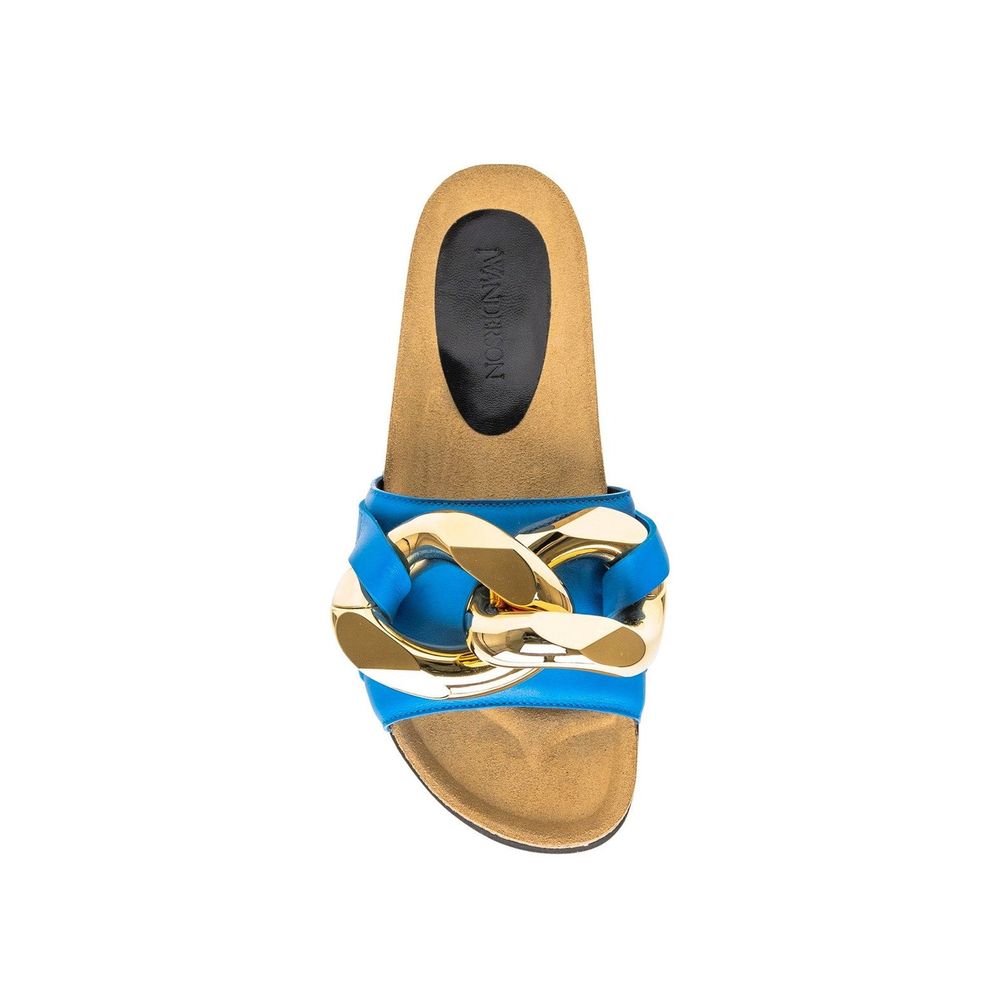 Jw Anderson Leather Flat Sandals Glam Steals