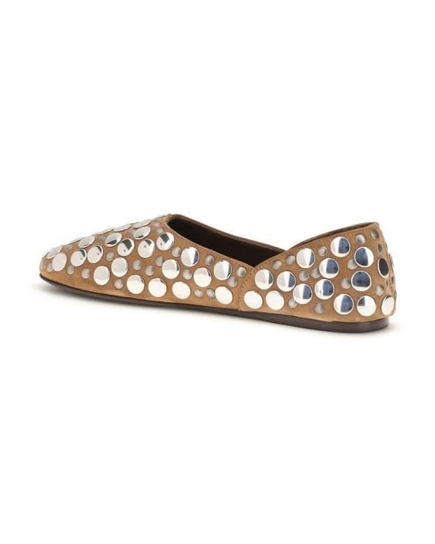 Khaite Beige Ballet Flats