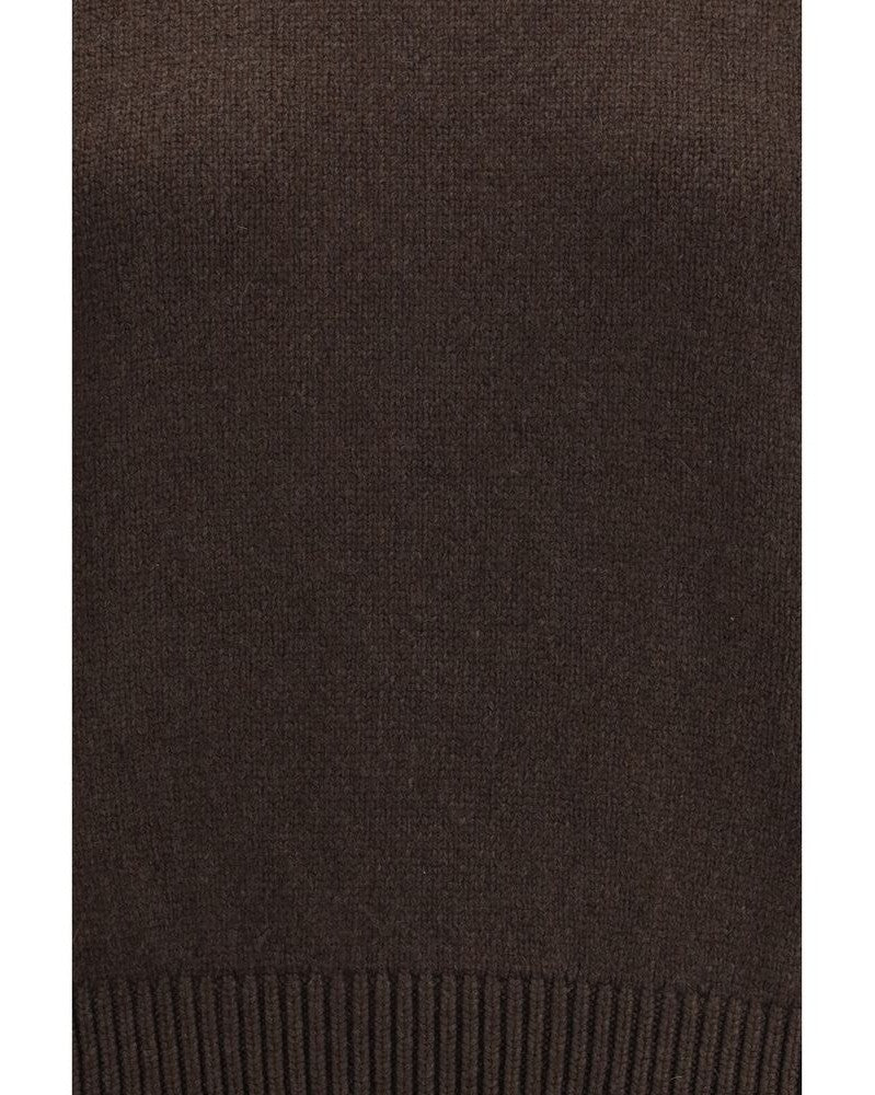 Khaite Brown Cashmere Sweater Glam Steals