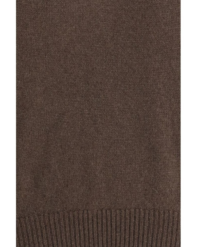 Khaite Brown Cashmere Sweater Glam Steals