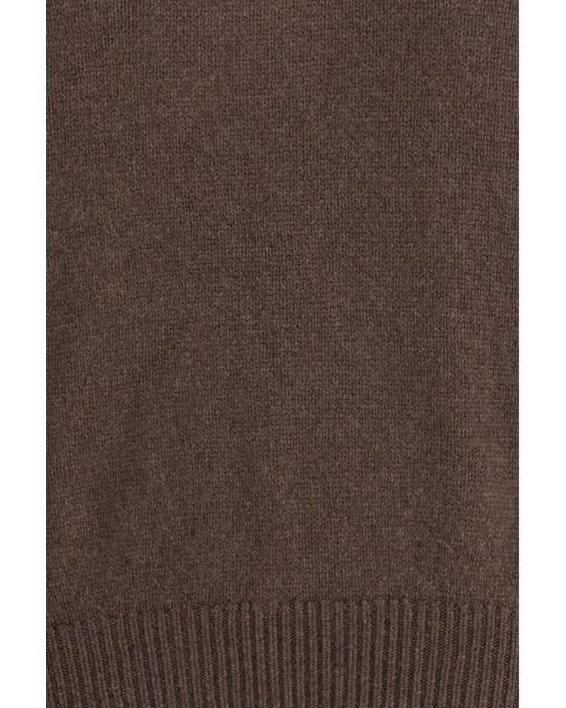 Khaite Brown Cashmere Sweater Glam Steals