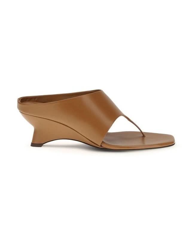 Khaite Brown Platform Sandals Glam Steals