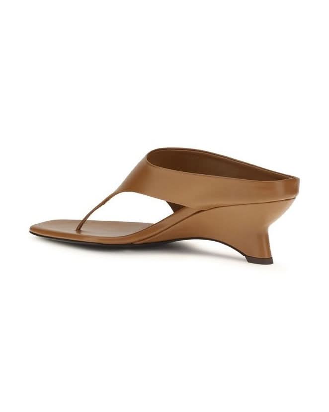 Khaite Brown Platform Sandals Glam Steals