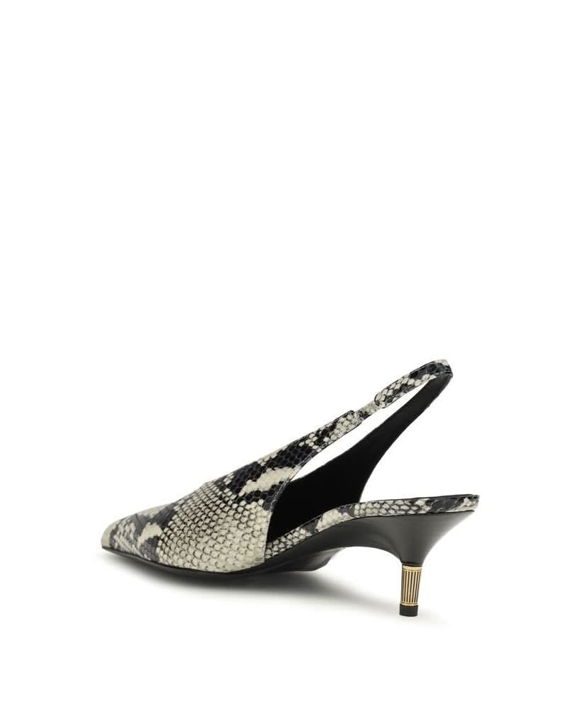 Khaite Multicolor Calf Leather Bos Taurus High Heel Pumps Glam Steals
