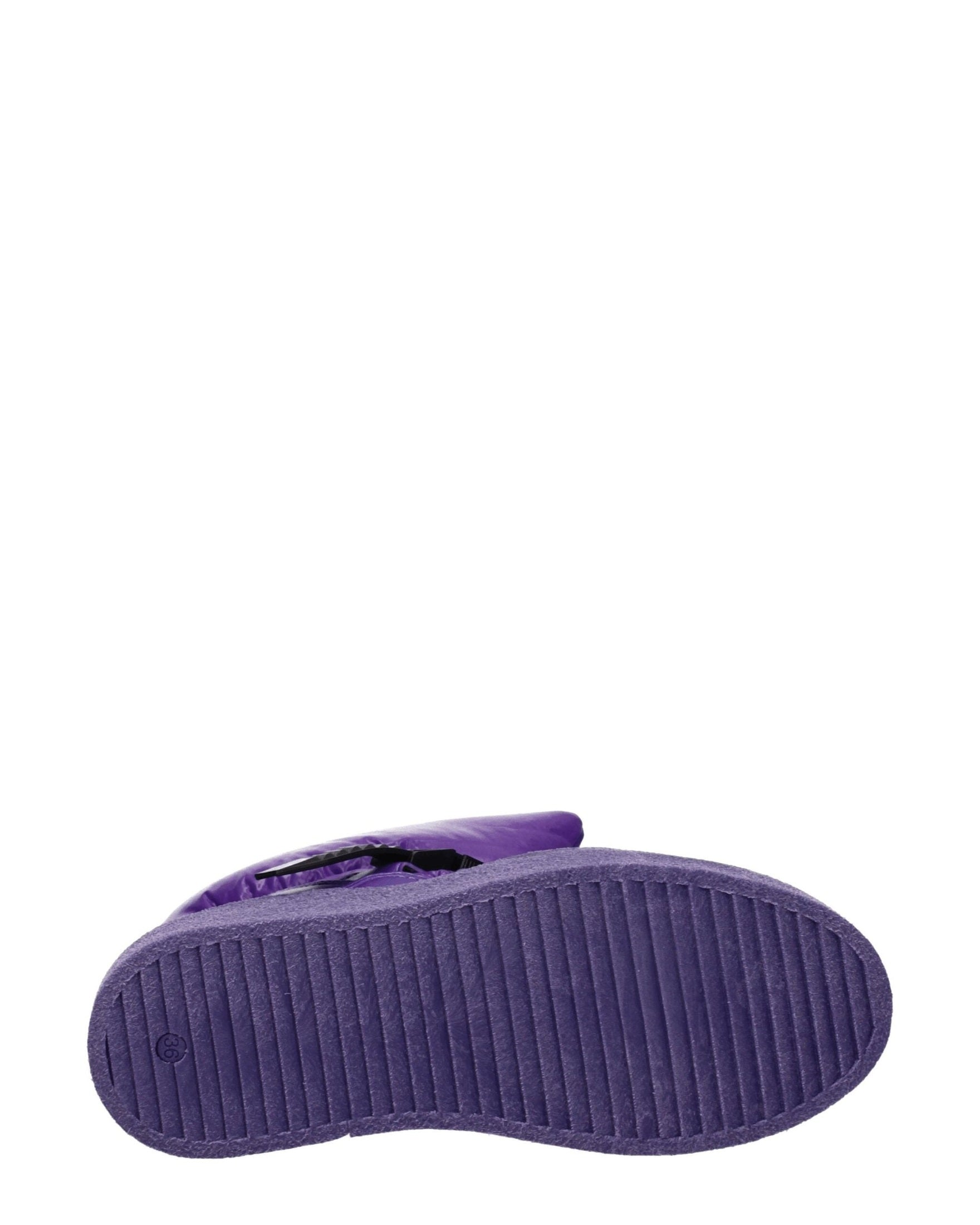 Khrisjoy Purple Polyester Ankle Boots Glam Steals