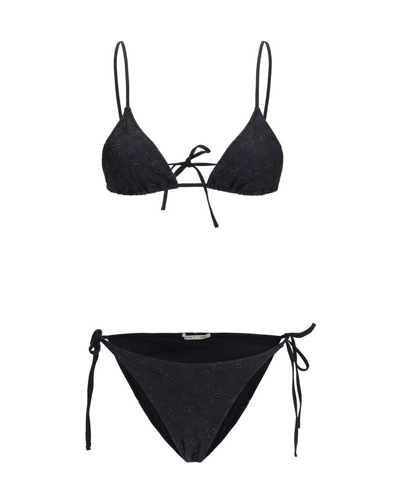 Kristina Ti Black Polyester Bikini Glam Steals