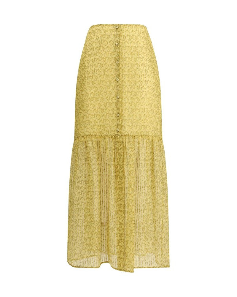 Kristina Ti Silk Long Skirt