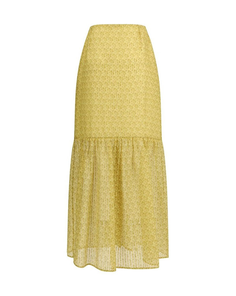 Kristina Ti Silk Long Skirt