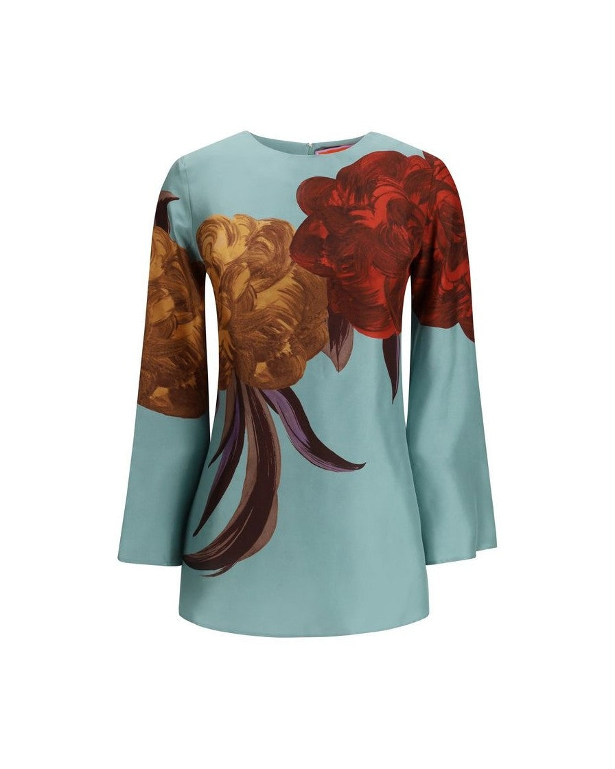 La Double J Multicolor Silk Casual Dress Glam Steals