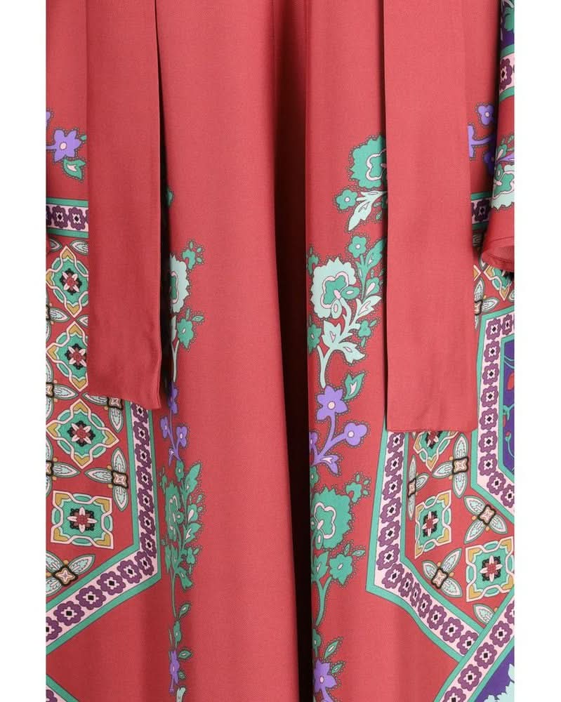 La Double J Multicolor Silk Dress