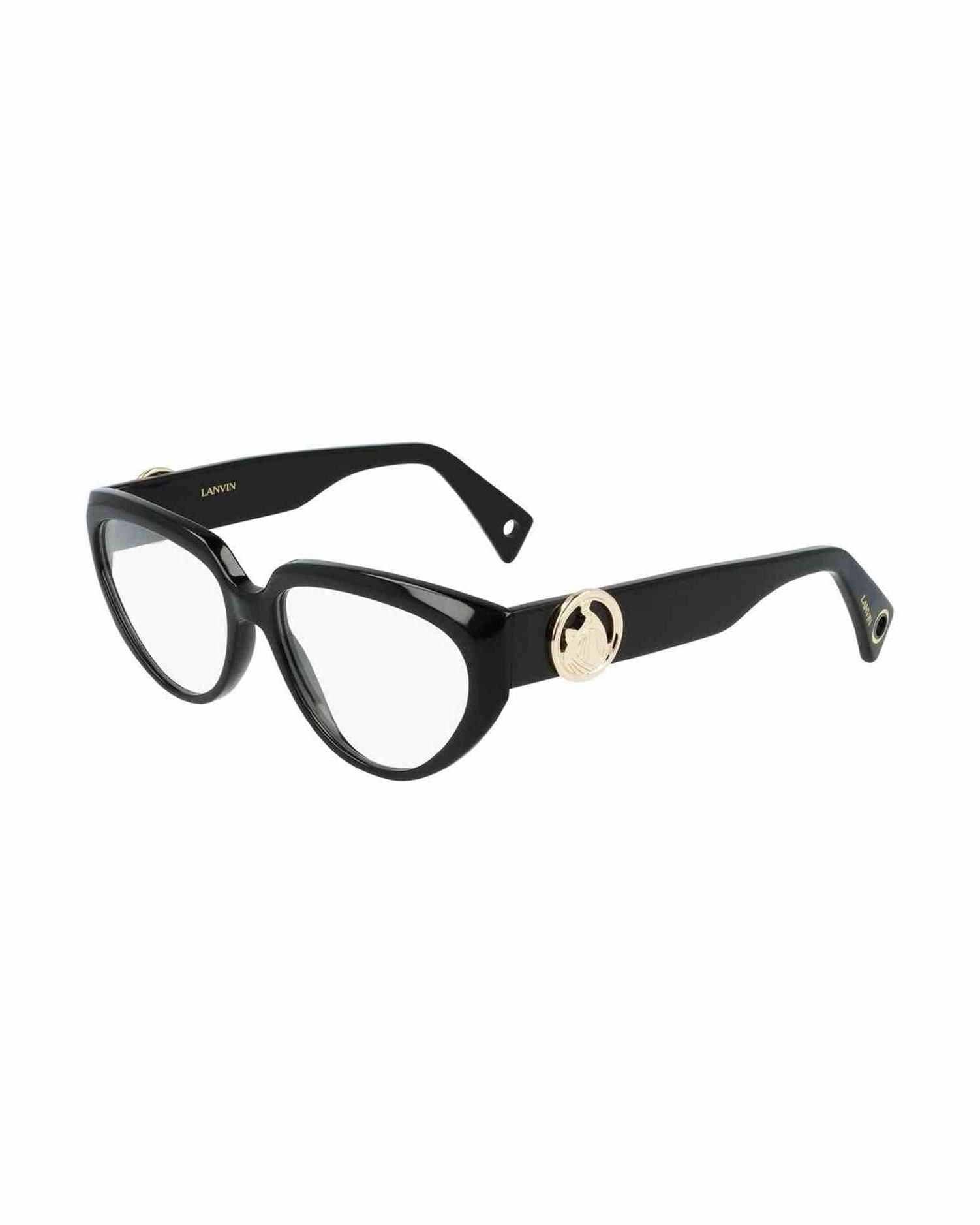 Lanvin Acetate Black Frame Eyeglasses