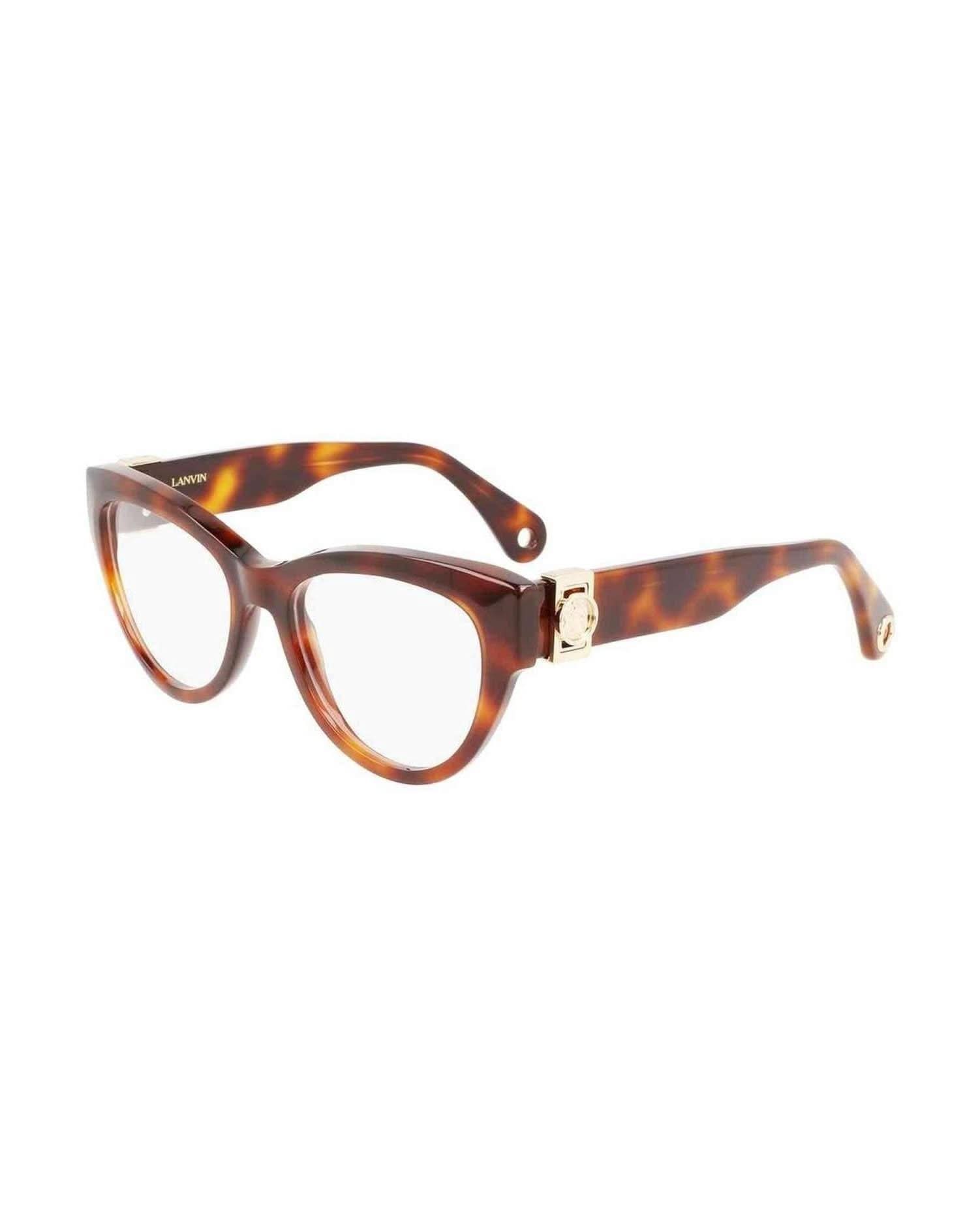 Lanvin Acetate Brown Frame Eyeglasses