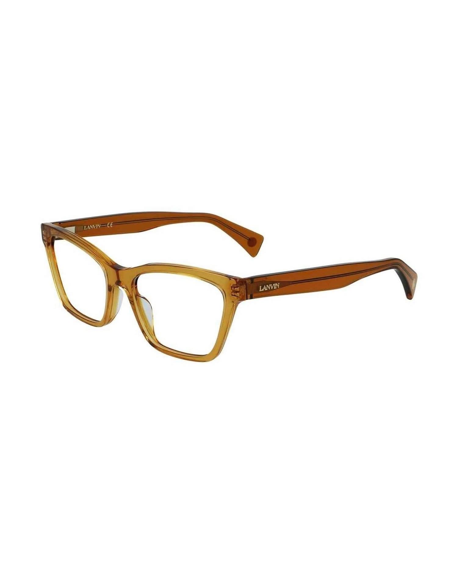 Lanvin Acetate Brown Frame Eyeglasses