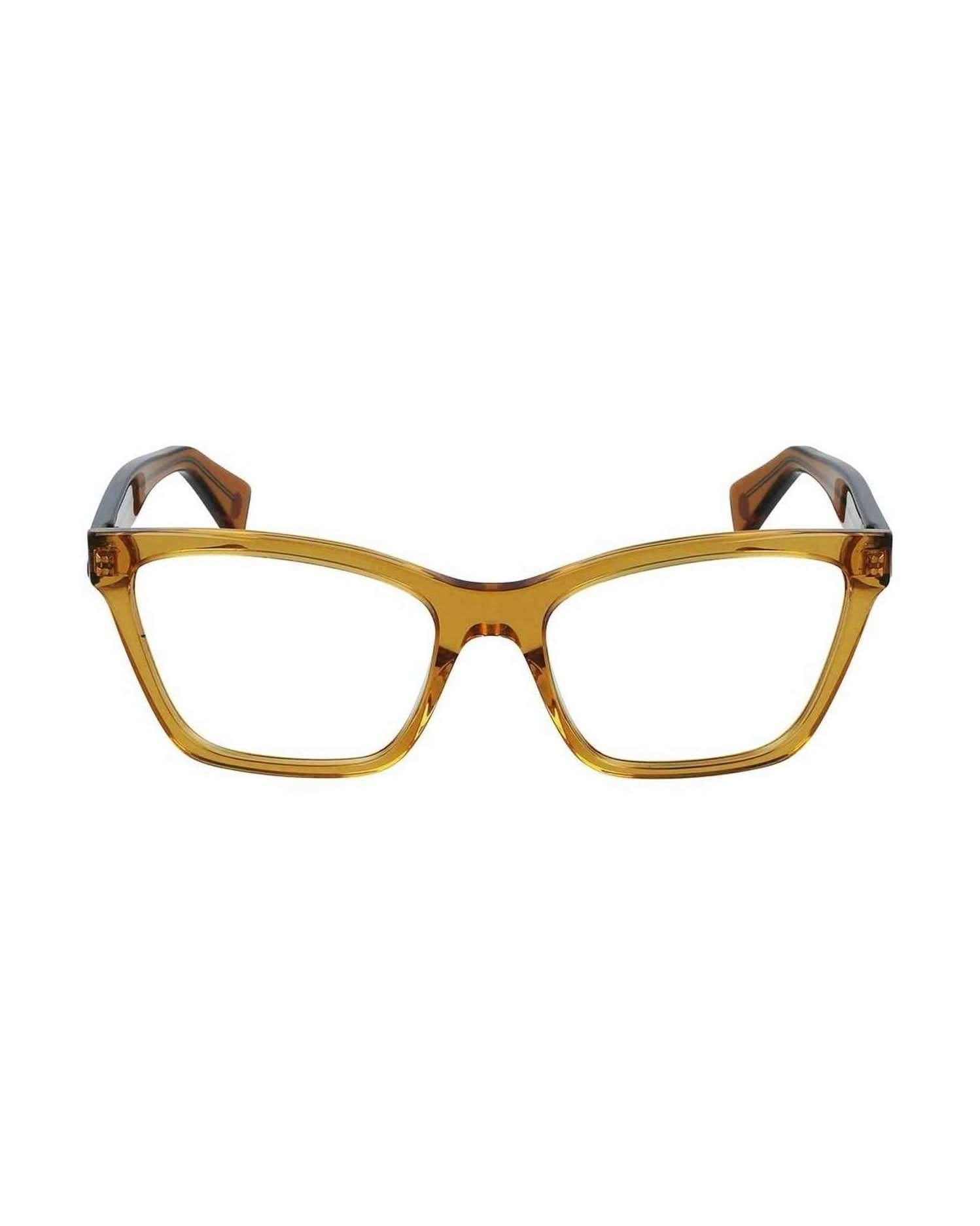 Lanvin Acetate Brown Frame Eyeglasses