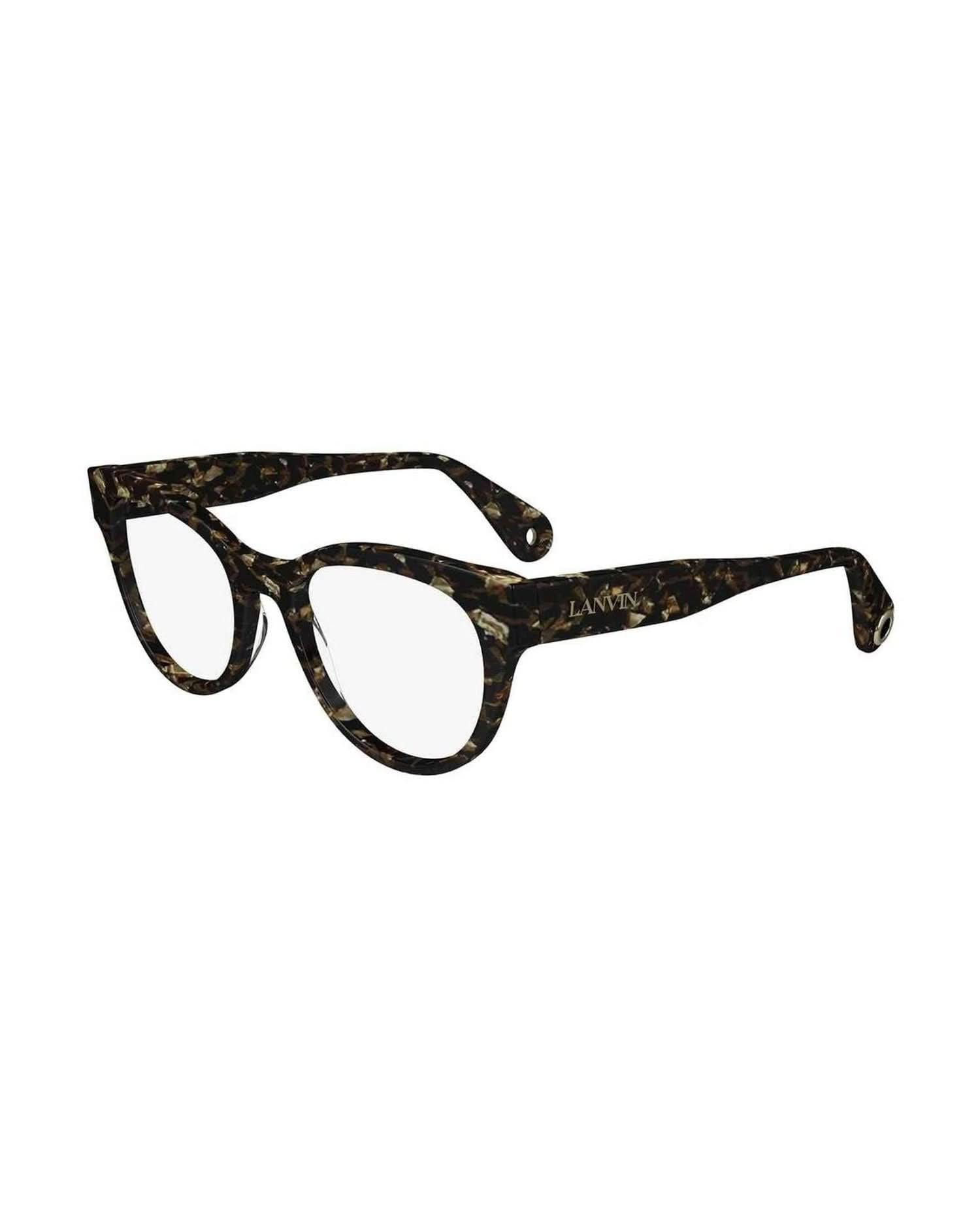 Lanvin Acetate Brown Frame Eyeglasses