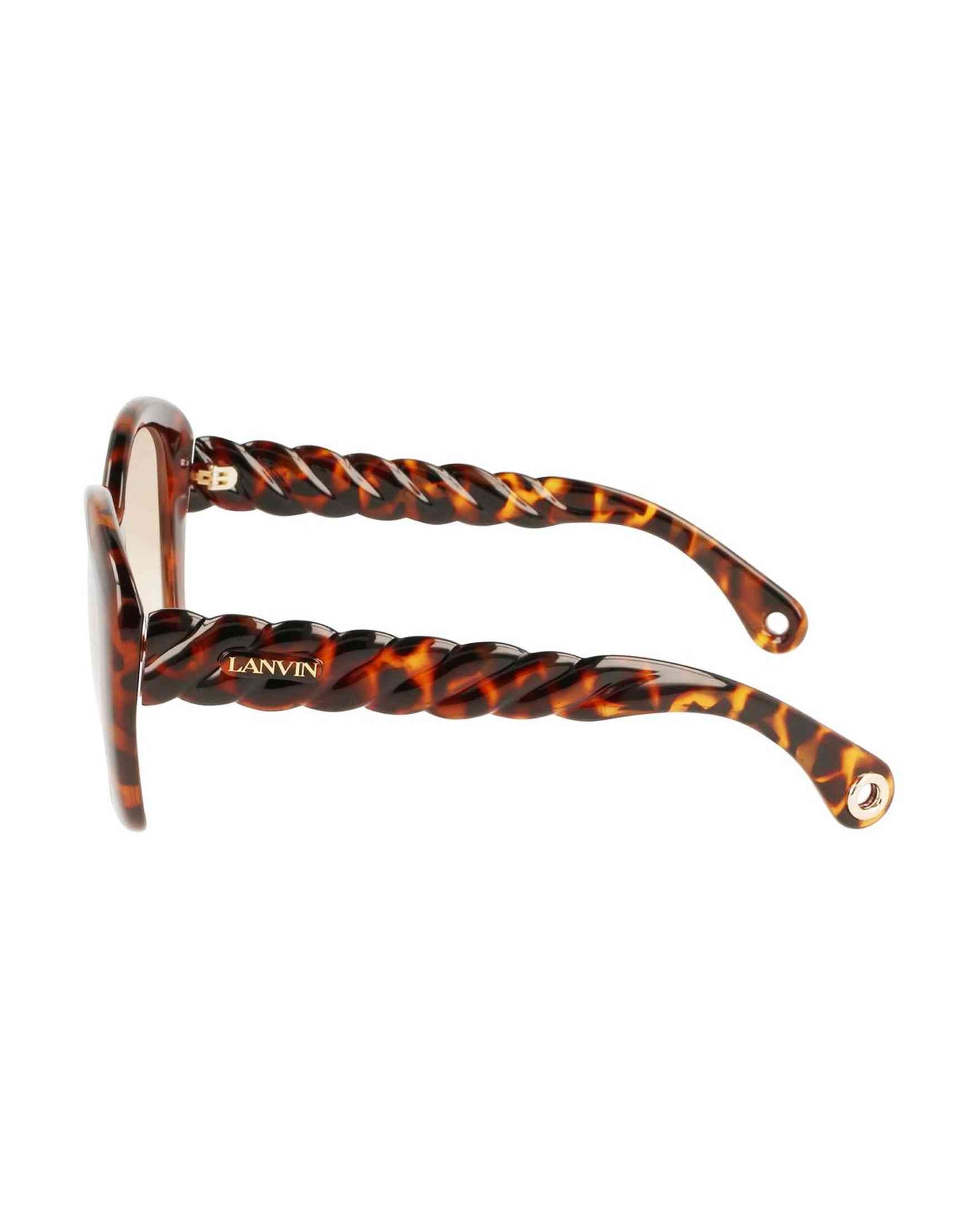 Lanvin Bio Injected Brown Sunglasses Glam Steals