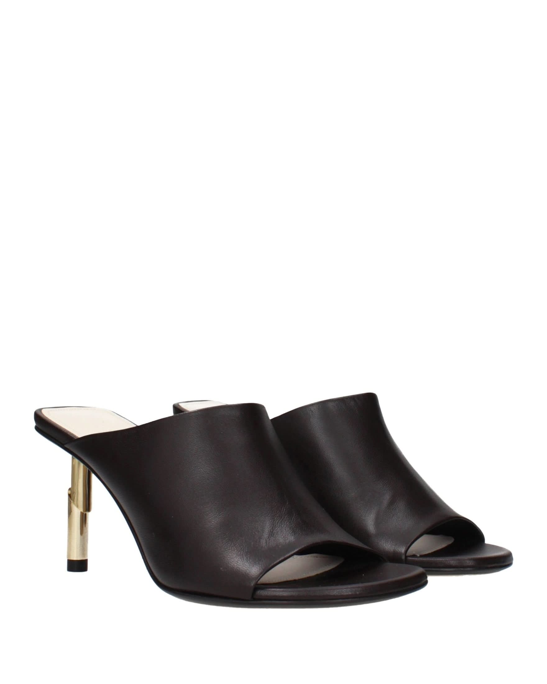 Lanvin Black Leather High Heel Pumps Heels
