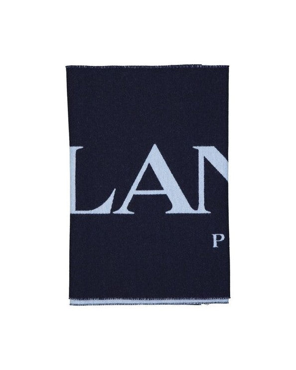 Lanvin Blue Silk Scarf Glam Steals