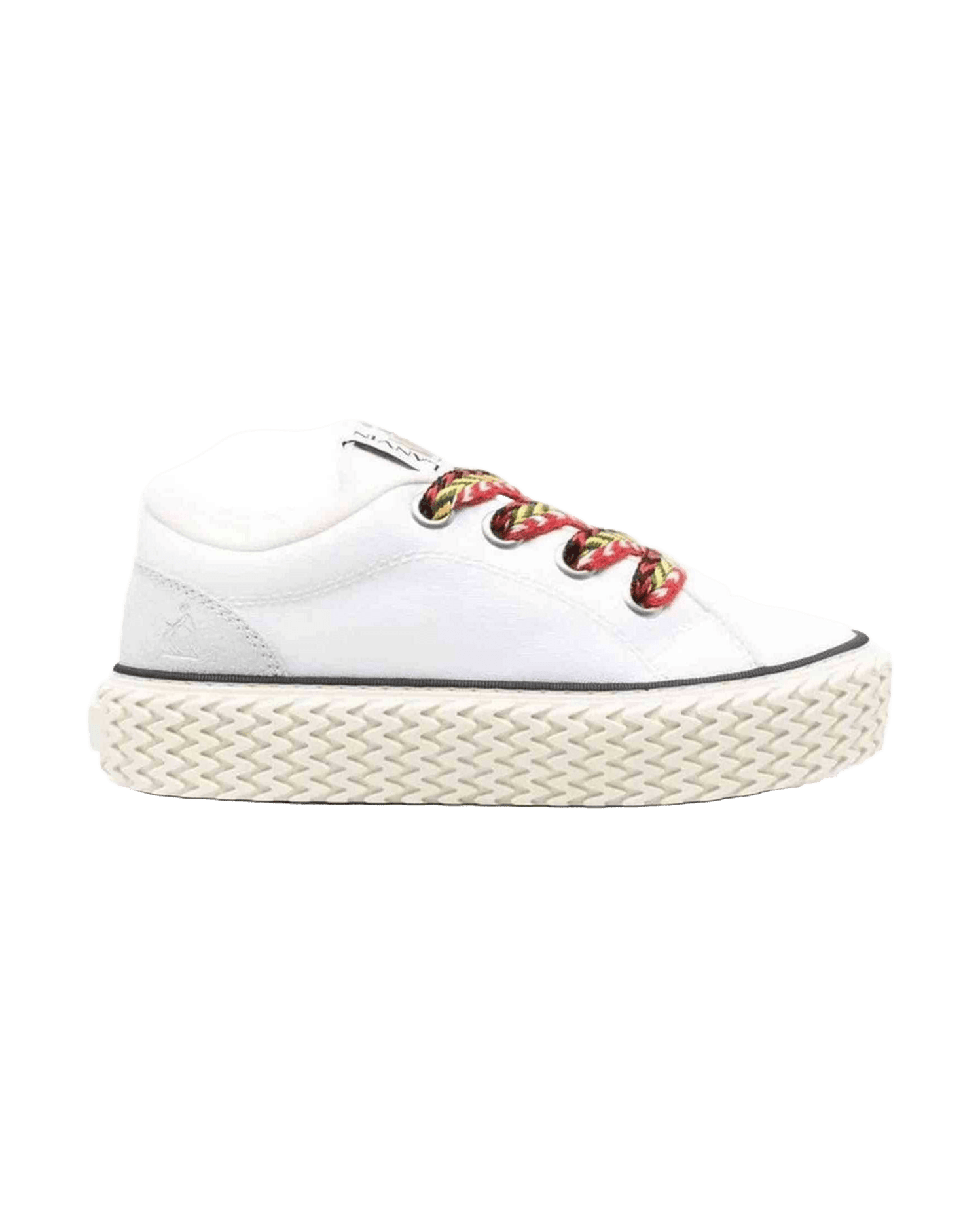 Lanvin Cotton Lace Up Sneakers Glam Steals