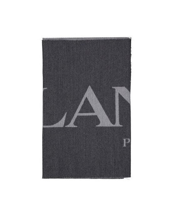 Lanvin Gray Silk Scarf Glam Steals