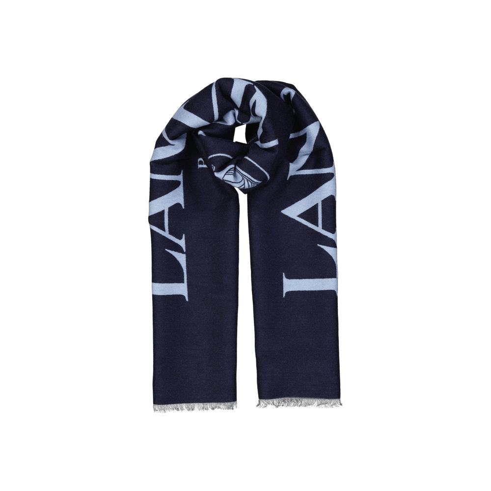 Lanvin Wool And Silk Logo Scarf Glam Steals