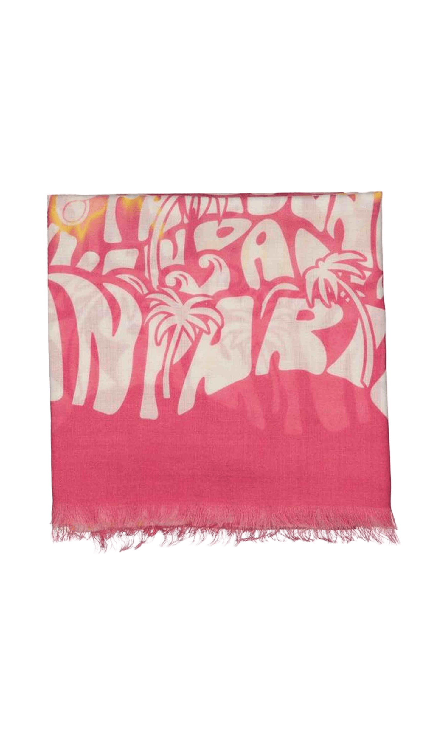 Lanvin Wool Printed Scarf Glam Steals