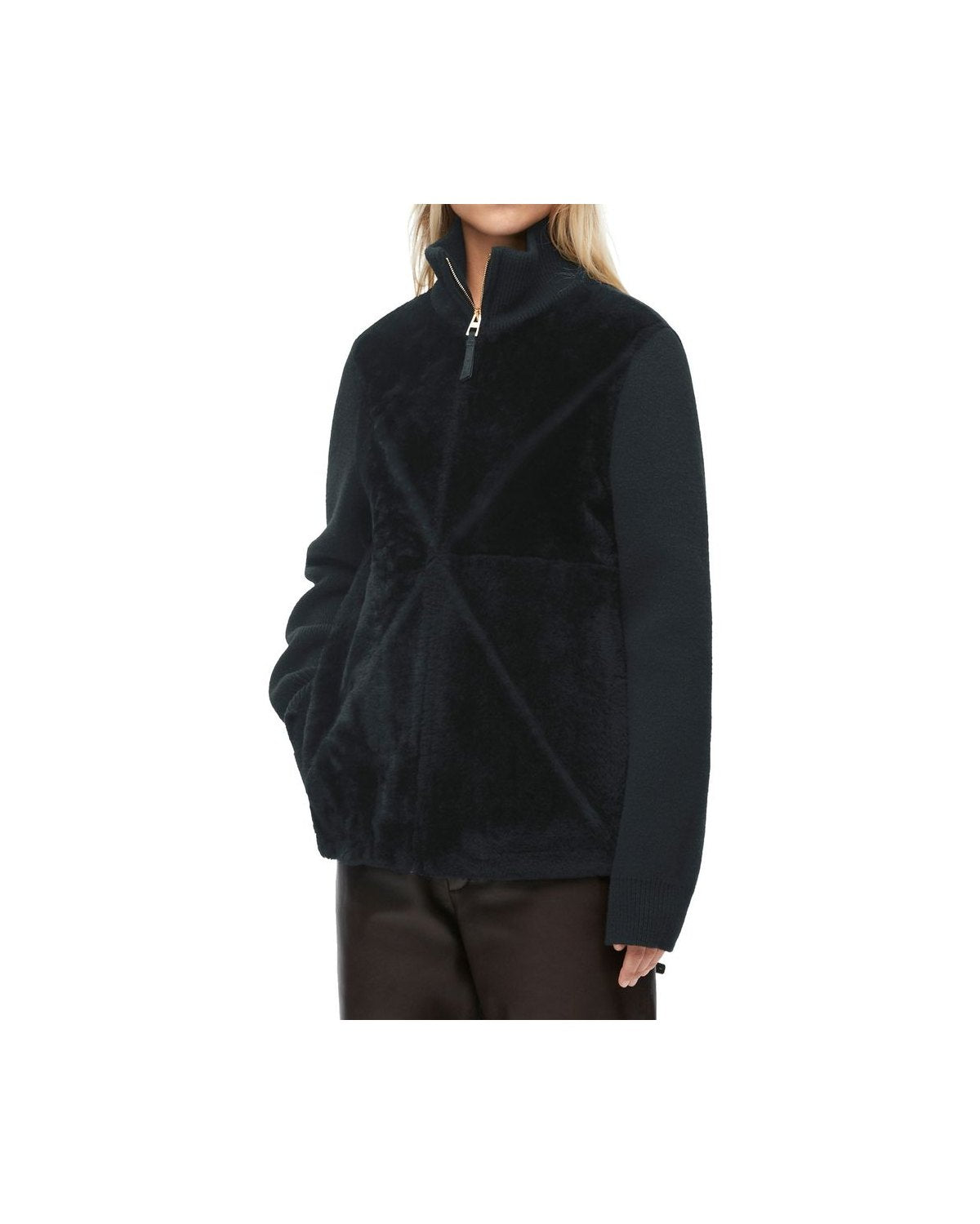 Loewe Black Lamb Fur Jacket Glam Steals