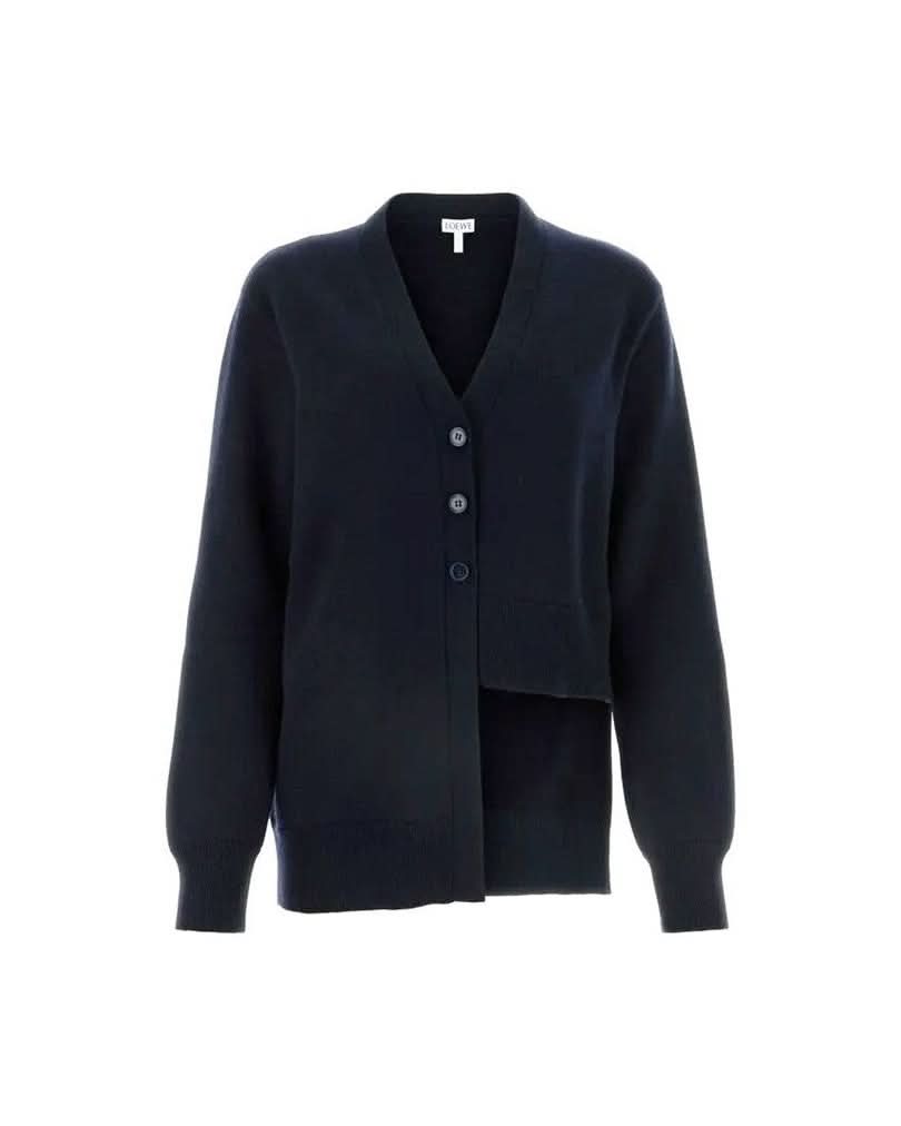 Loewe Blue Cashmere Cardigan