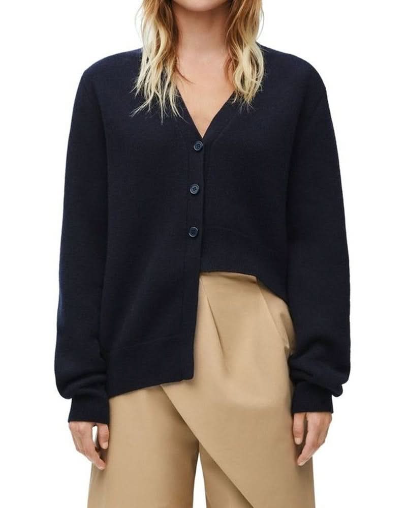 Loewe Blue Cashmere Cardigan