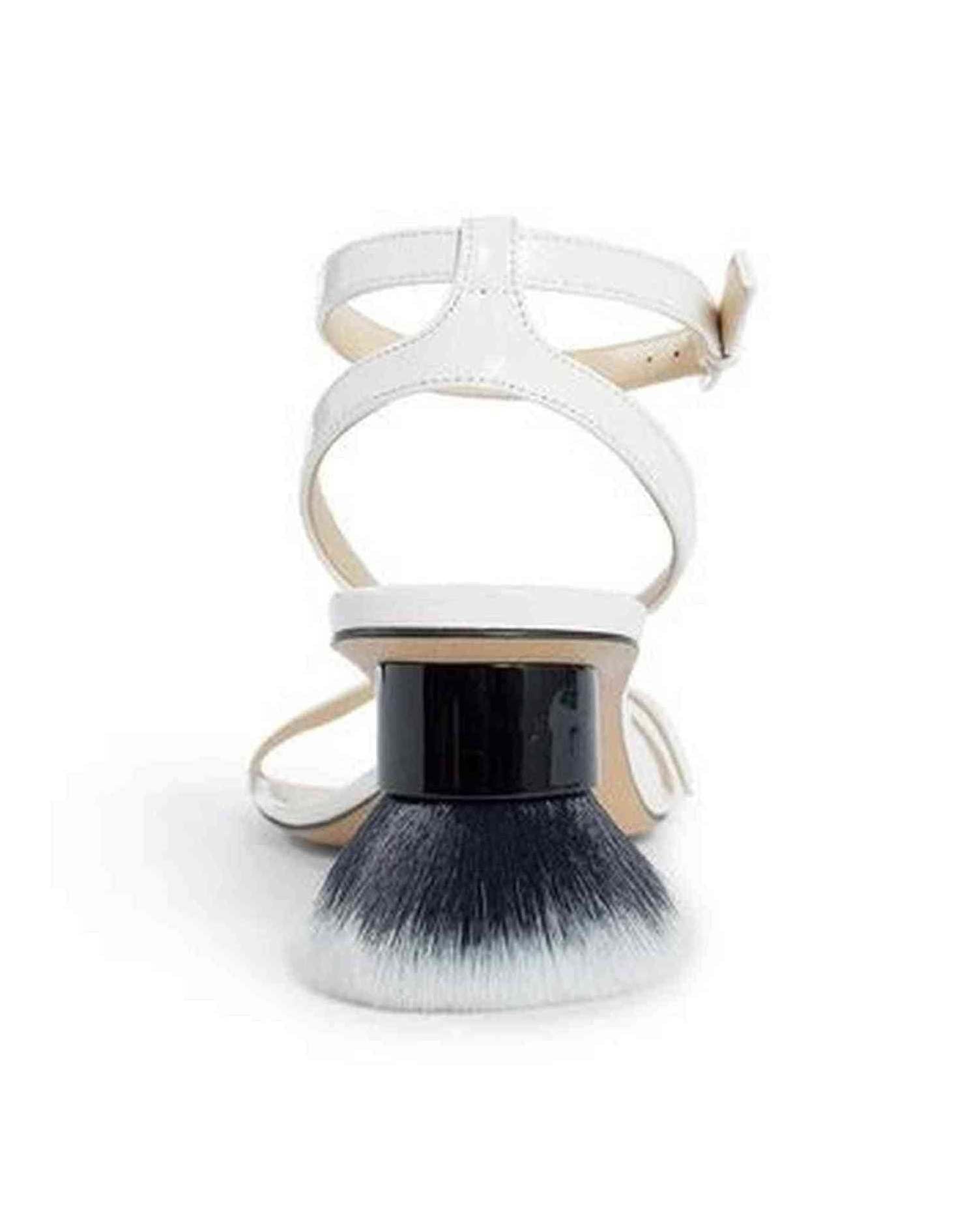 Loewe Leather Petal Brush Sandals Glam Steals