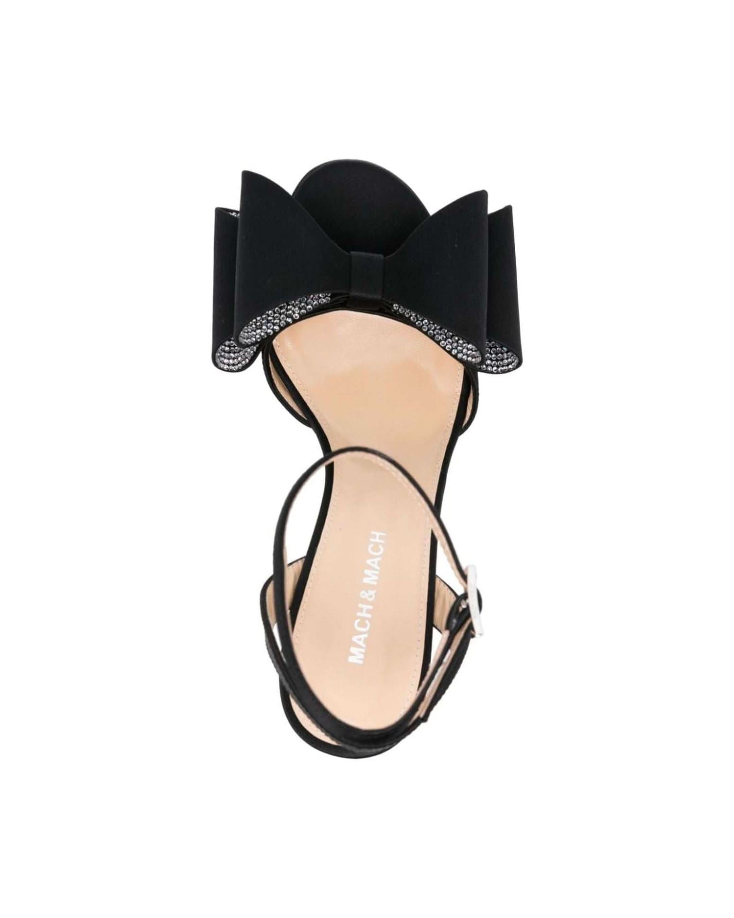 Mach & Mach Pre Black Heel Heels