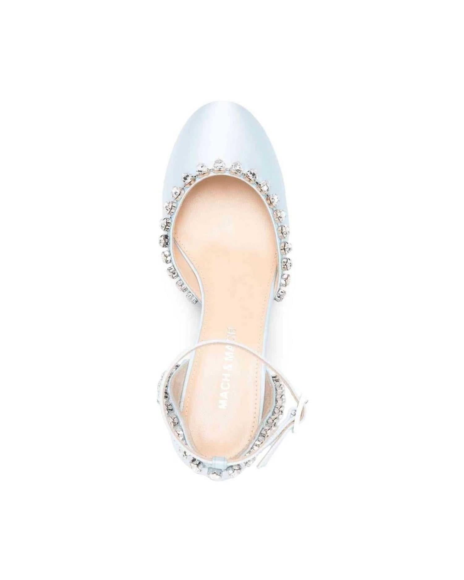 Mach & Mach Pre Clear Blue Heel Heels