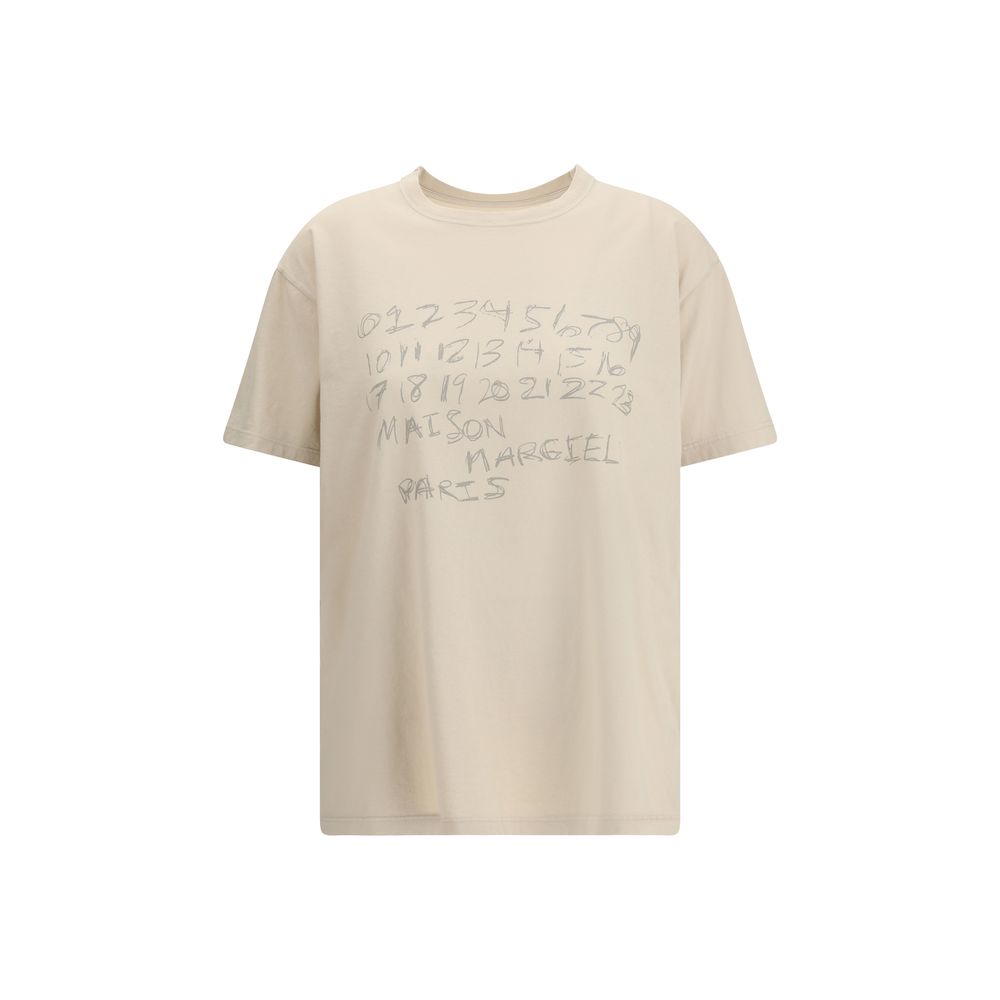 Maison Margiela Beige Cotton T-shirt Glam Steals