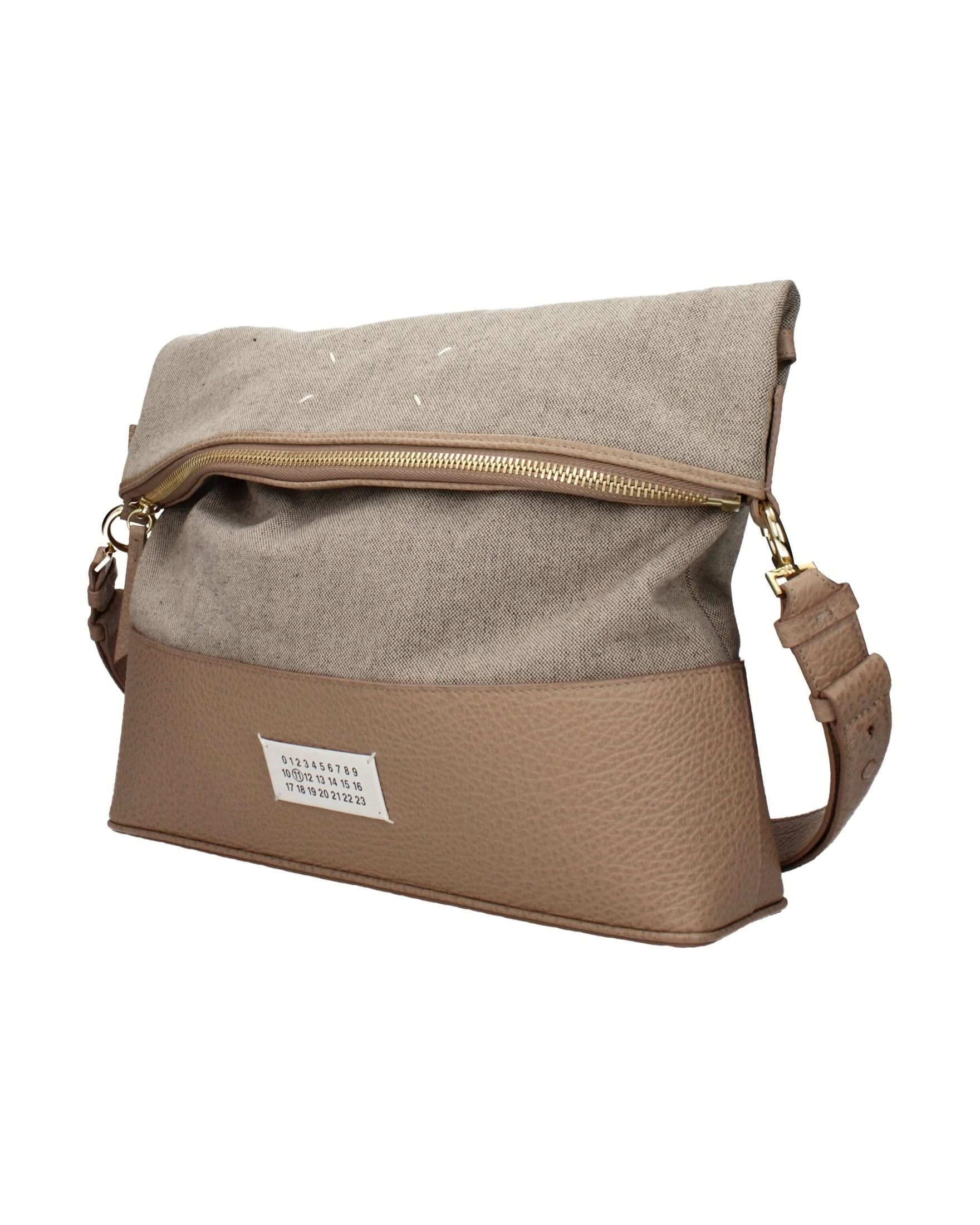 Maison Margiela Beige Fabric Shoulder Bag Handbags