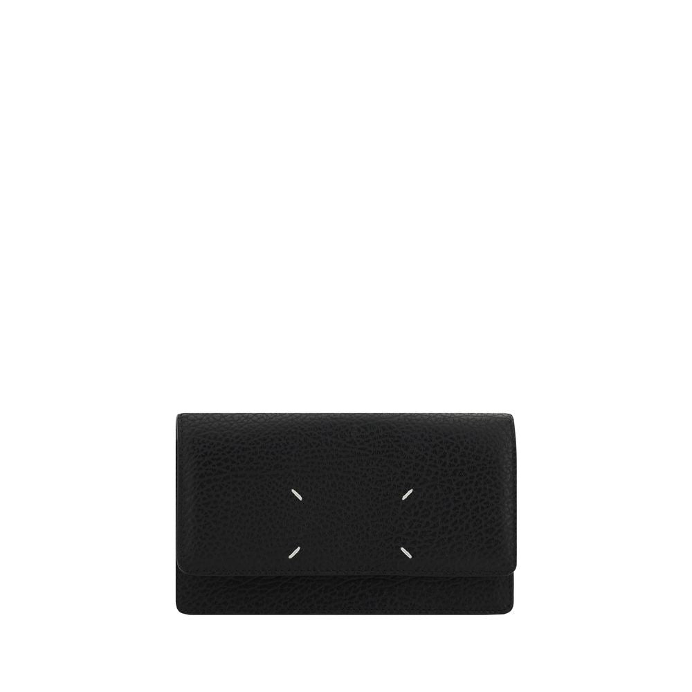 Maison Margiela Black Calf Leather Bos Taurus Wallet Glam Steals
