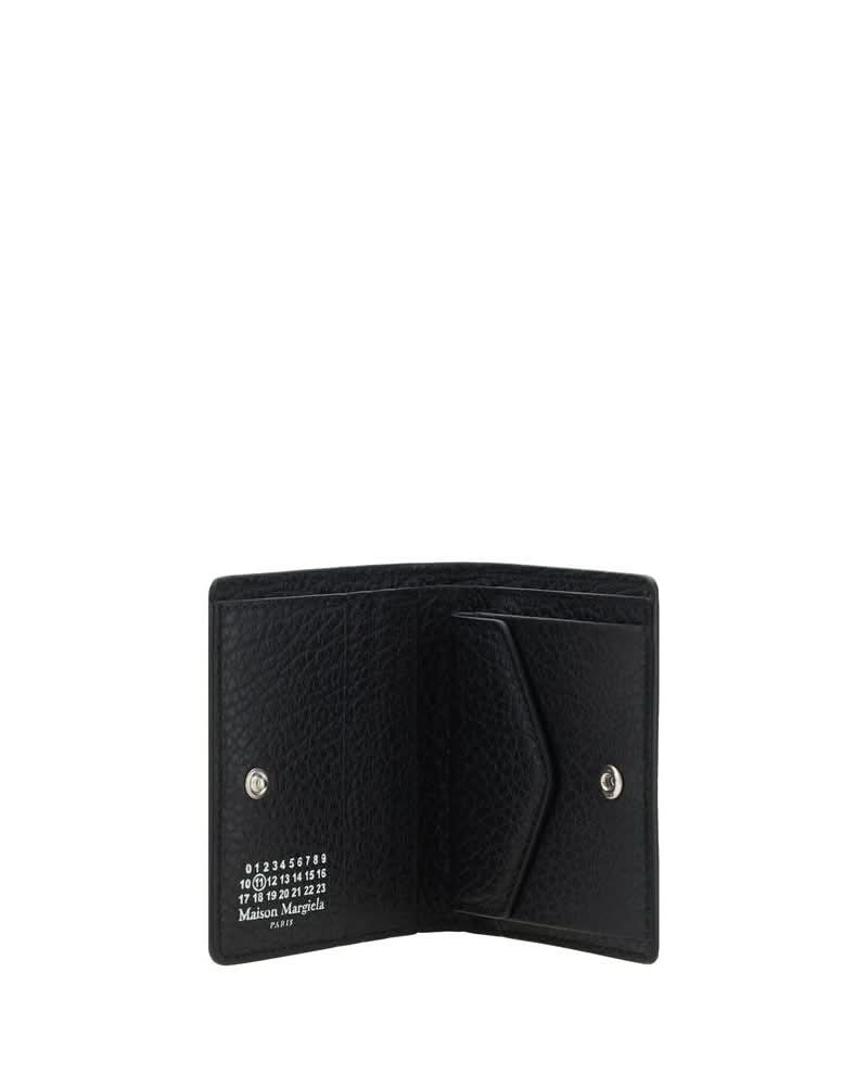 Maison Margiela Black Calf Leather Bos Taurus Wallet