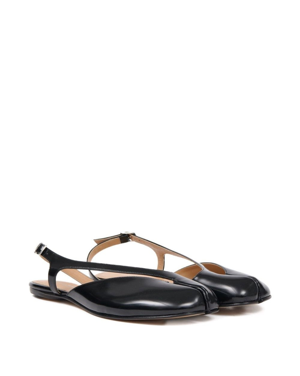 Maison Margiela Black Flat Shoes Glam Steals
