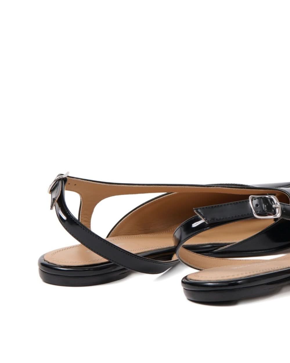 Maison Margiela Black Flat Shoes Flat Shoes