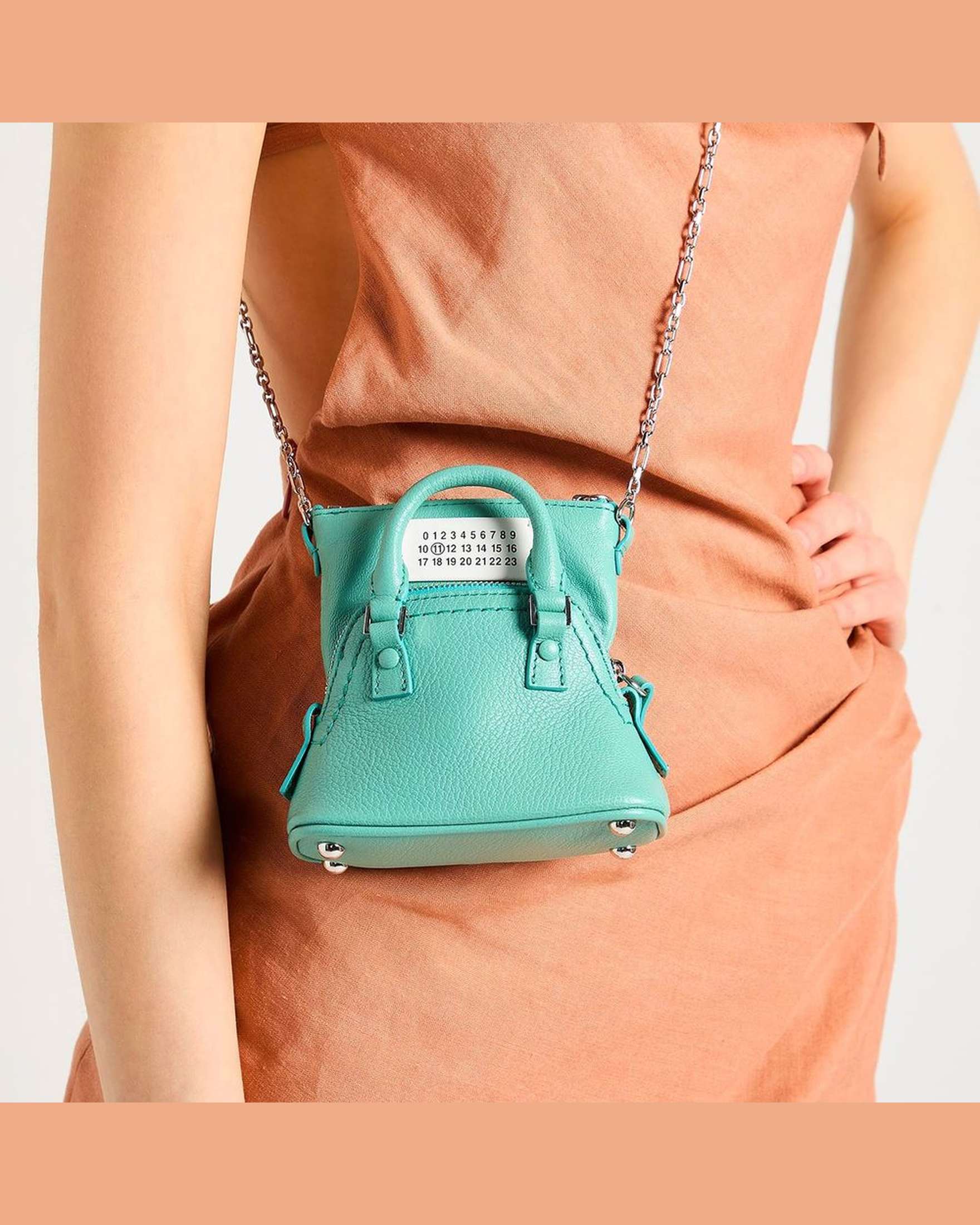 Maison Margiela Blue Goatskin Crossbody Bag Glam Steals