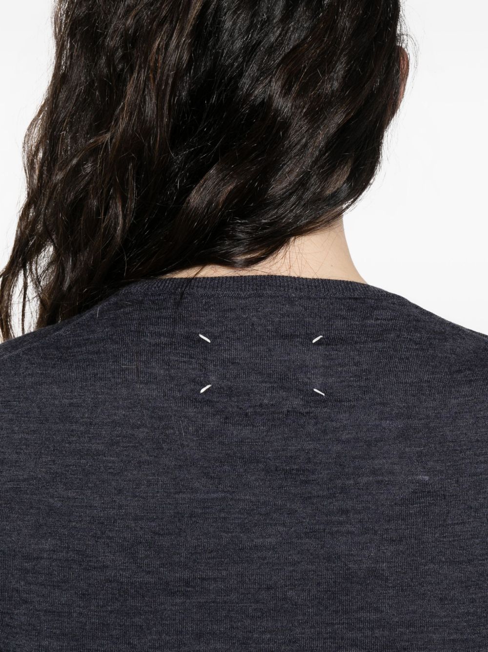 Maison Margiela Blue Sweater Glam Steals