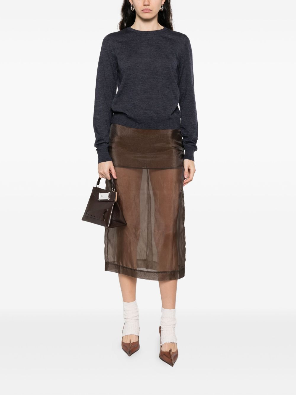Maison Margiela Blue Sweater Glam Steals