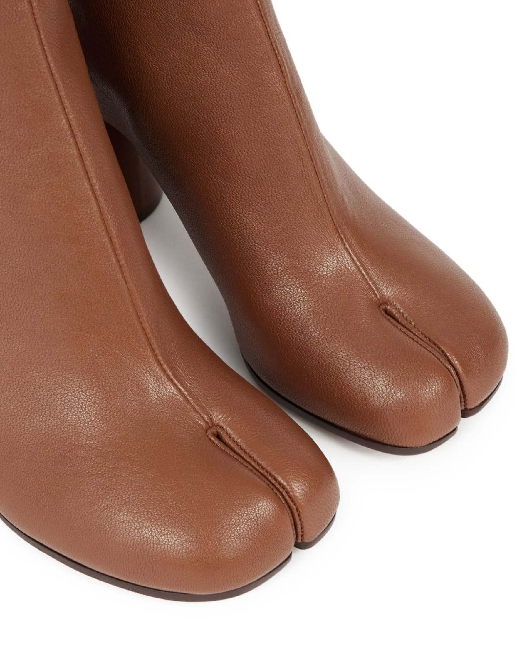 Maison Margiela Brown Leather Boots Glam Steals