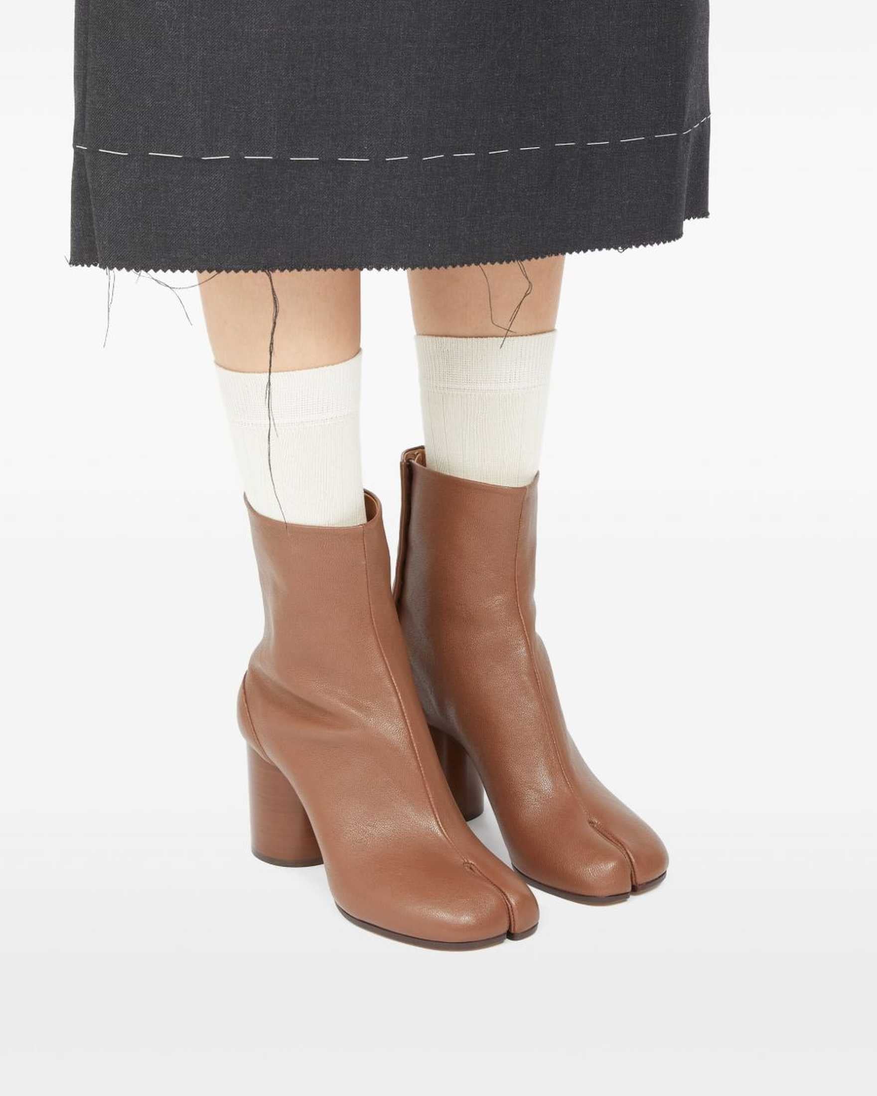 Maison Margiela Brown Leather Boots Glam Steals