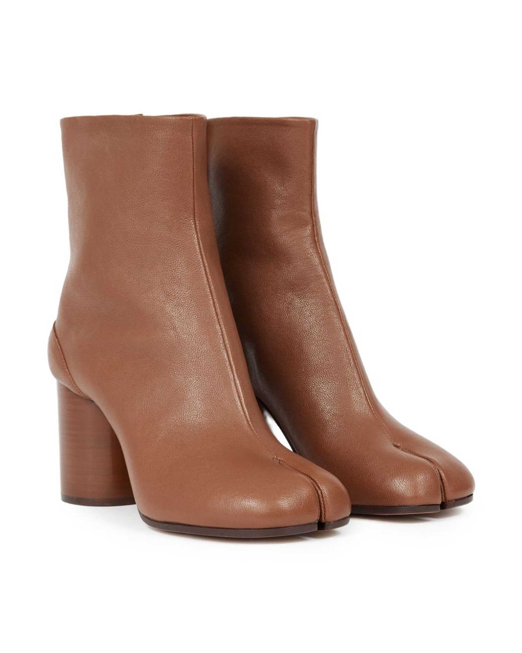 Maison Margiela Brown Leather Boots Glam Steals